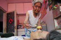 88-year-old mother and her cerebral palsy daughter