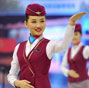 China Southern Airlines flight attendants win titles in service contest