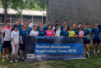 Danish badminton team plays Chinese social media users on Asia tour