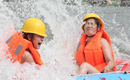 Enjoy whitewater rafting in summer
