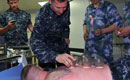Cupping glass is good for recovery of war wounds