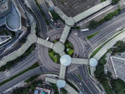 Aerial view of Hong Kong