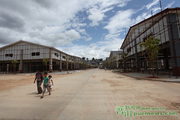 Construction of Pu'er Tourist Service Center speeds up 