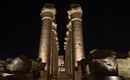 Night view of Luxor Temple in Egypt