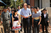 Prince William visits Mengman Village in SW China's Yunnan
