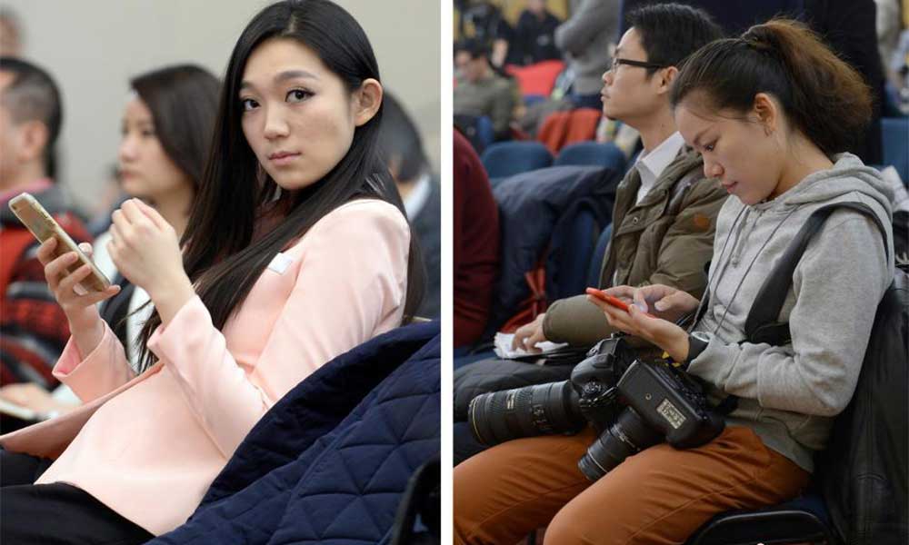 Find female journalists at China's two sessions in women's day