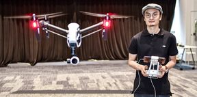 Wang's quest to put DJI robots into sky