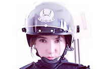 Photos of beautiful policewoman become online hit