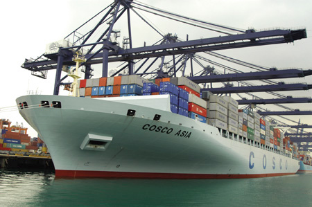 chinese shipping giant cosco is offering up plans for the