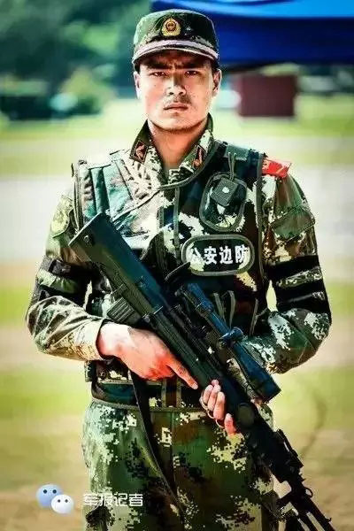 Charming beauties and handsome soldiers in China's border security