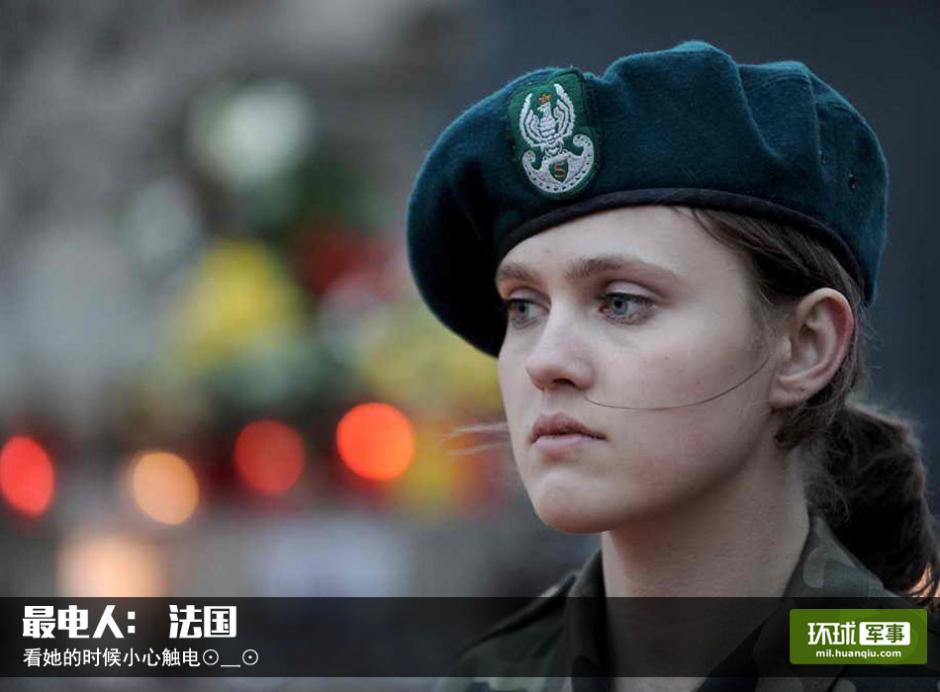 Foreign female soldiers in military parades 