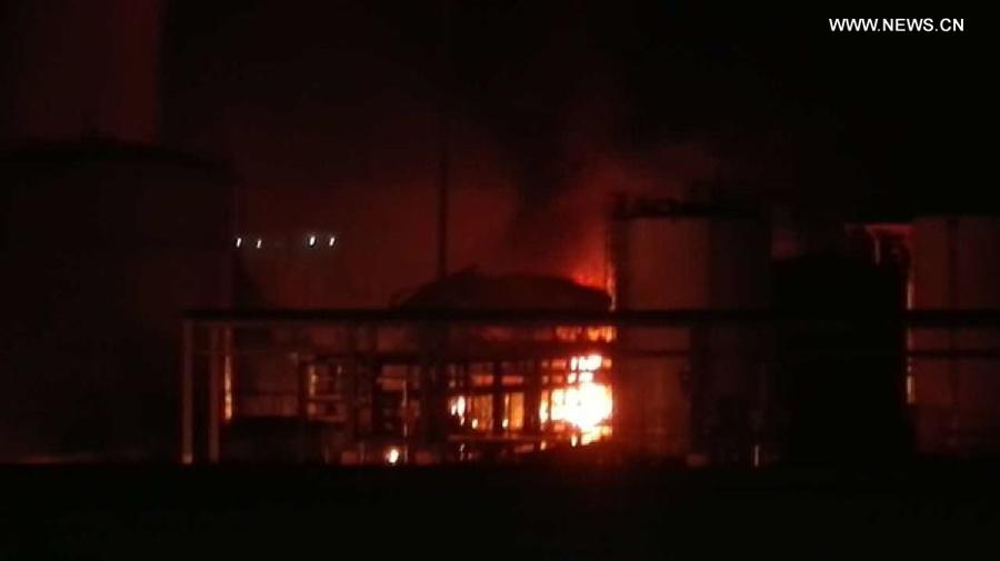 1 killed, 9 injured in east China chemical plant blast