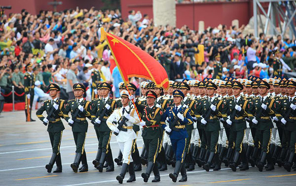 1,000 foreign troops to march in China's V-Day parade