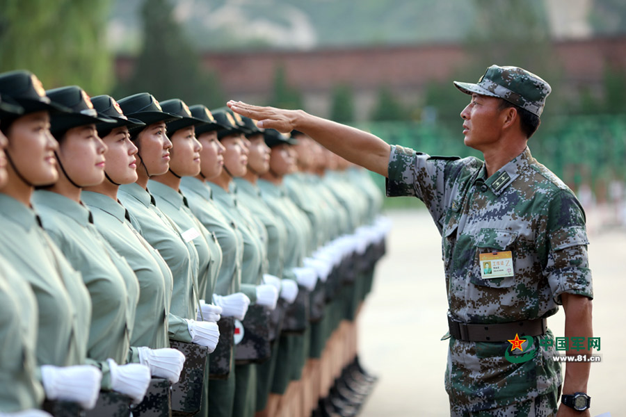 The Only Female Soldiers Formation At Chinas V Day Parade 5 