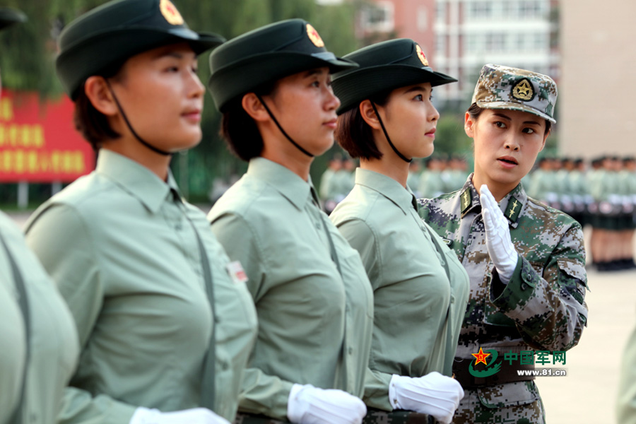 The Only Female Soldiers Formation At Chinas V Day Parade 8 Peoples Daily Online