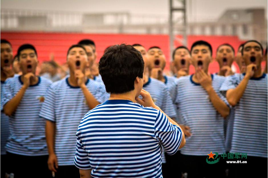 PLA chorus in tough training for V-Day parade