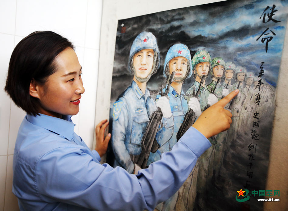 Photo story:Painter in “Bethune Medical Formation” of V-Day parade