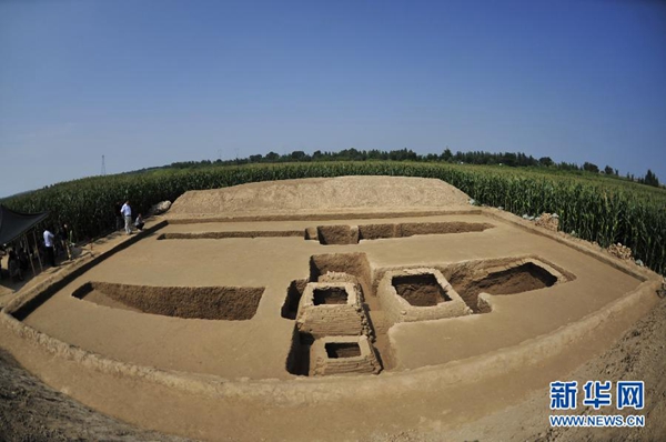 Han dynasty tomb with decorative bricks discovered in China's Hebei