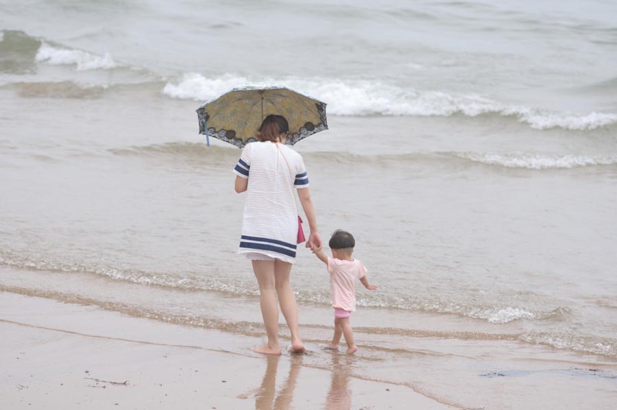 Beautiful sceneries of Badaguan in Qingdao