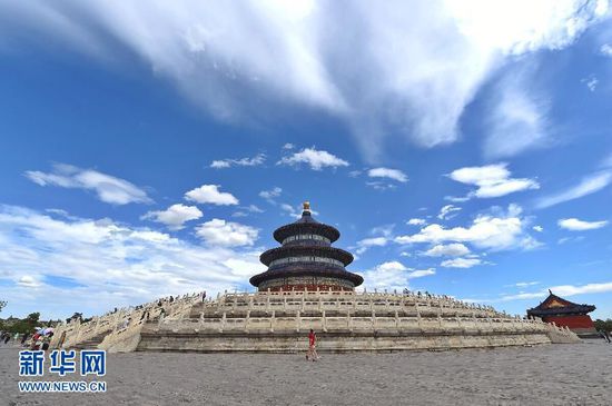How the sky turned blue in Beijing?