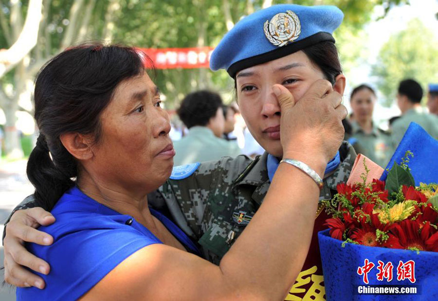 Chinese Peacekeepers Set off to Liberia