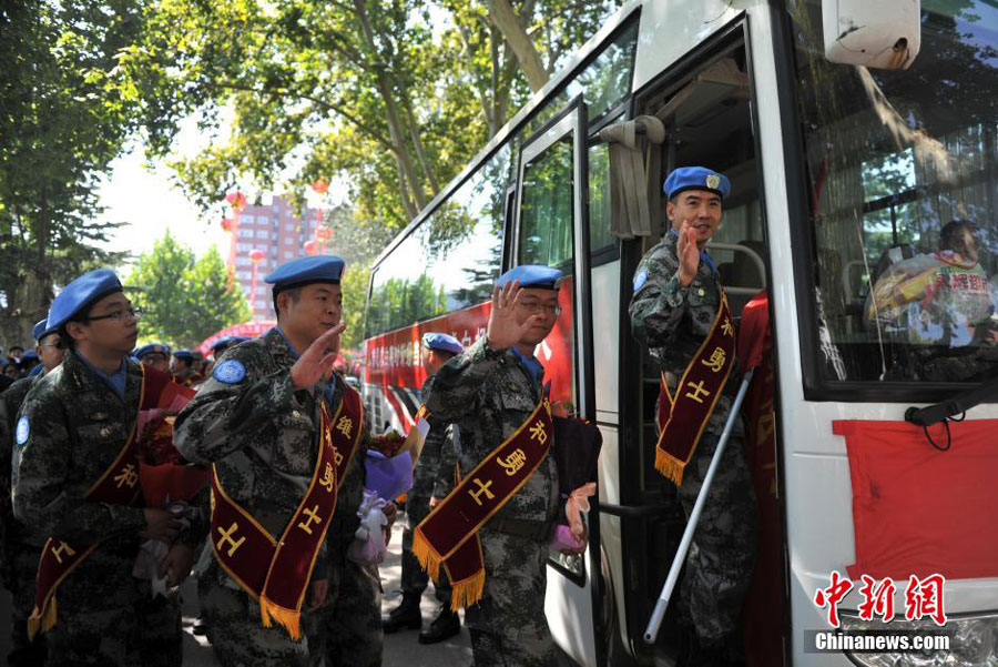 Chinese Peacekeepers Set off to Liberia