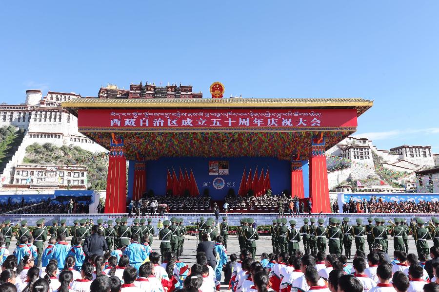 China celebrates 50th anniversary of Tibet's autonomy