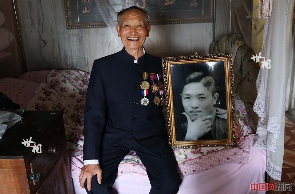 Lu Caiwen - a Veteran at the grand parade on Sept. 3