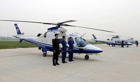 Police helicopters to be widely used in China: official