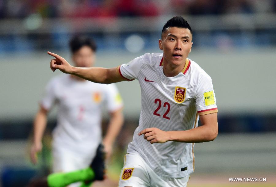 China beat Maldives 3-0 at World Cup qualifier