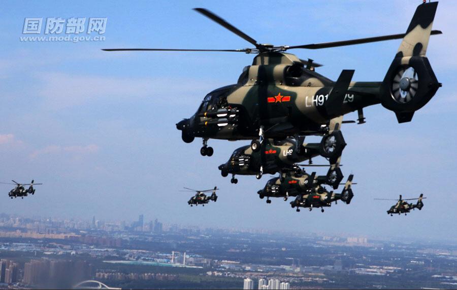 Stunning photos of air show in China’s V-Day parade