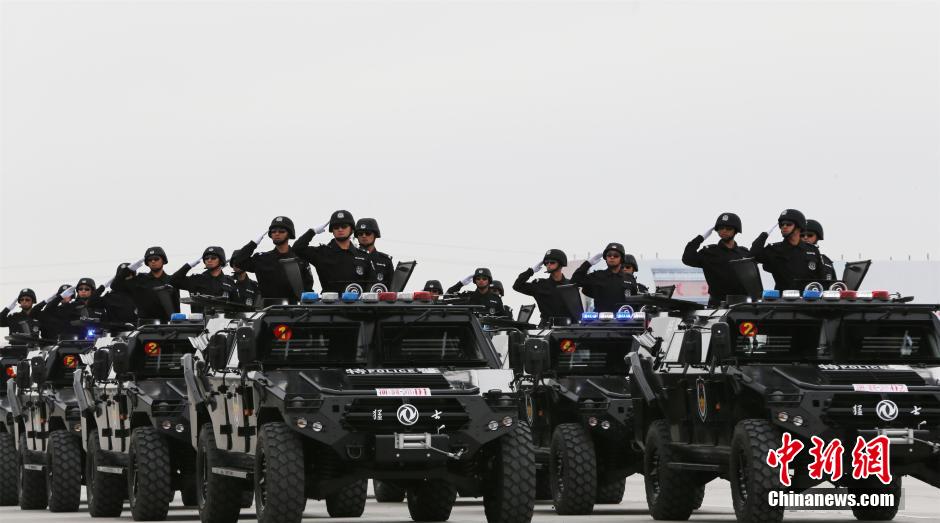 Chinese, Mongolian police hold joint anti-terror drill