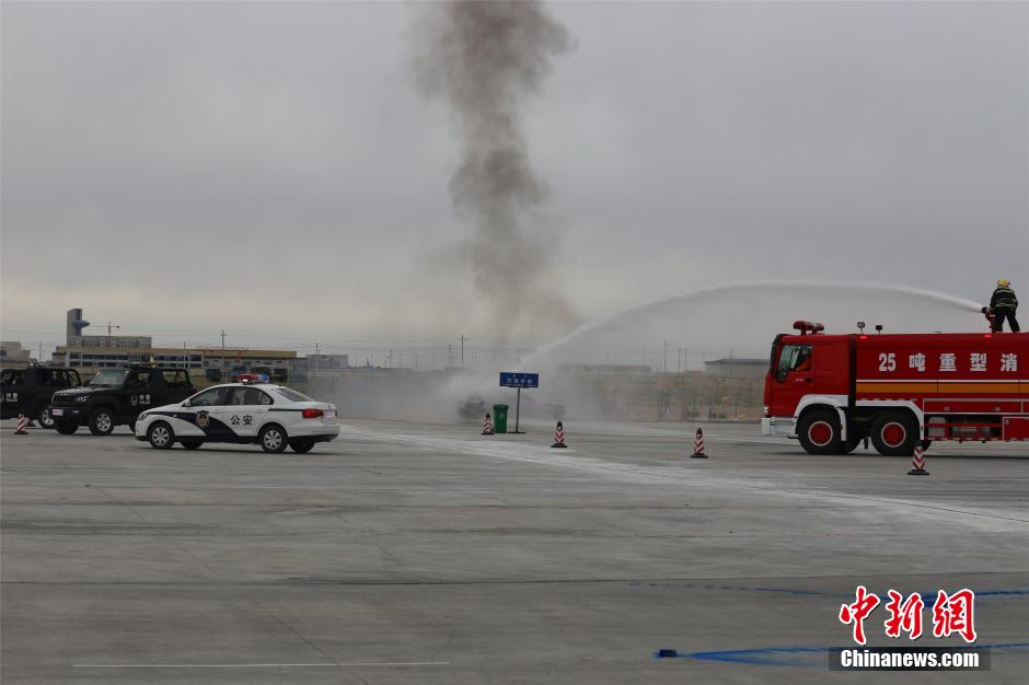 Chinese, Mongolian police hold joint anti-terror drill