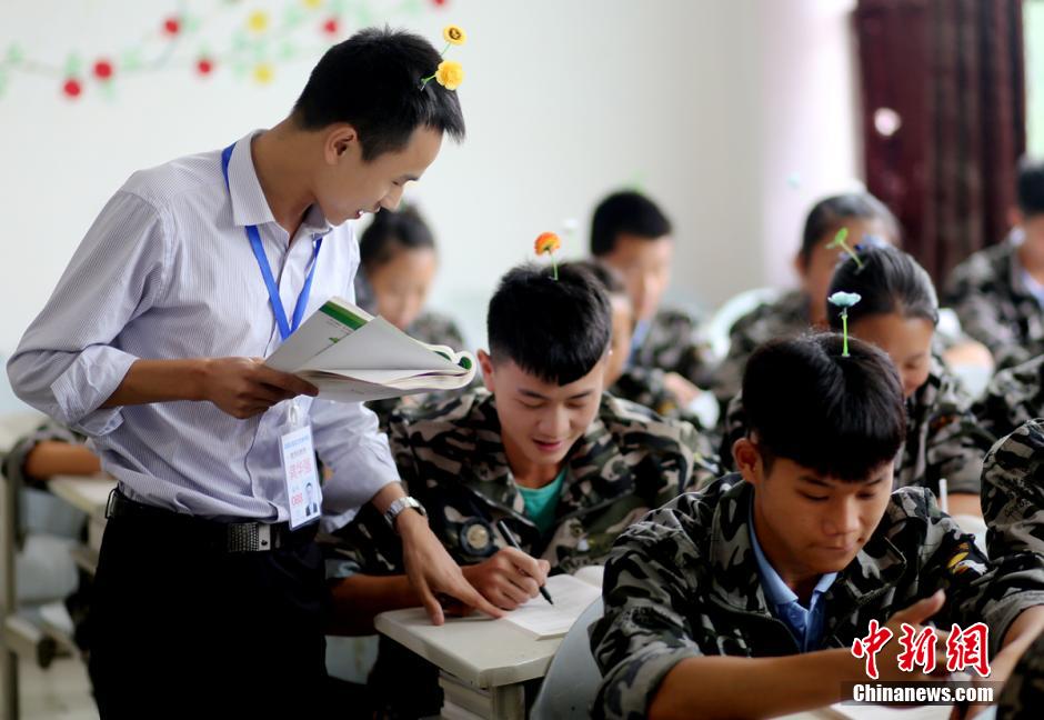 Sprout growing out of teacher’s head