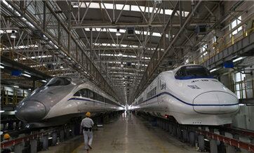 A visit to high speed train maintenance workshop