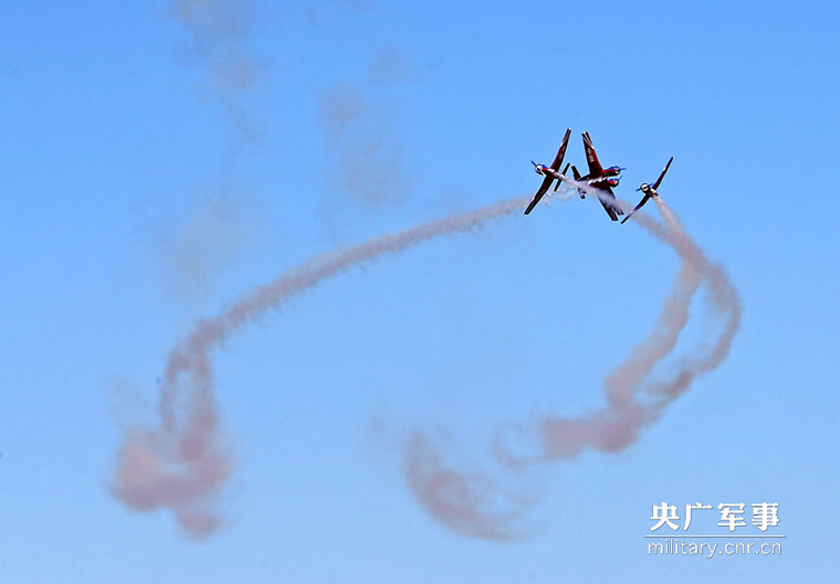 China air force stages stunning aerobatics performance