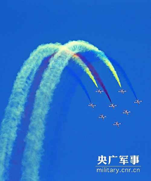 China air force stages stunning aerobatics performance