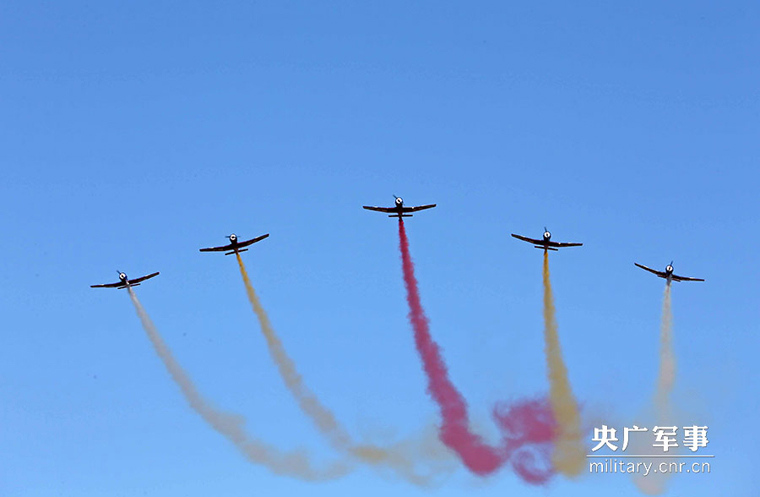 China air force stages stunning aerobatics performance