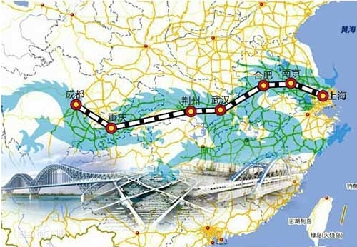 China undertakes feasibility study for high-speed train along Yangtzn River