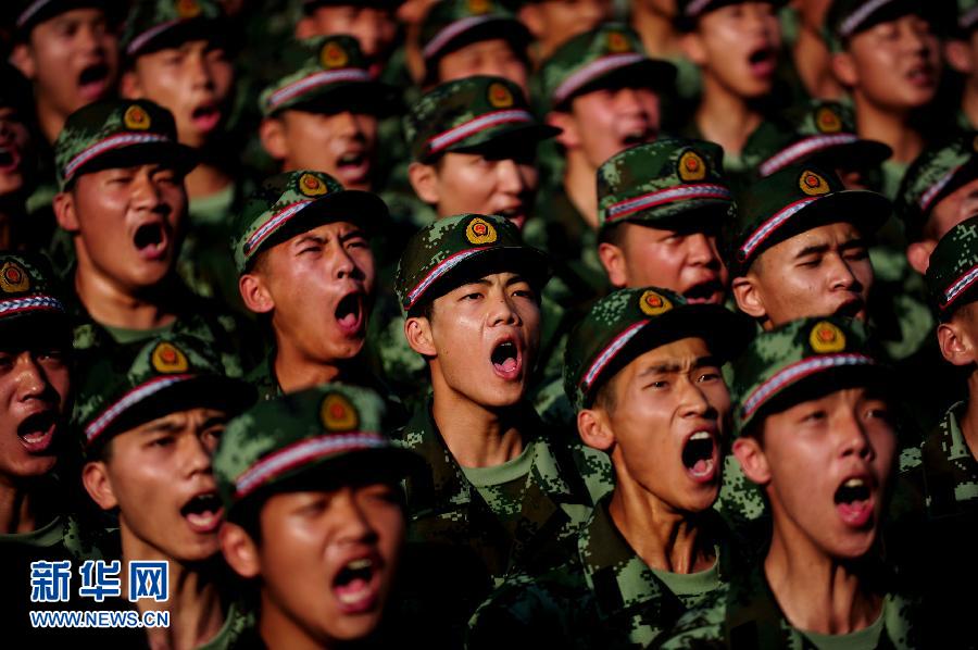 New recruits take first training in NE China