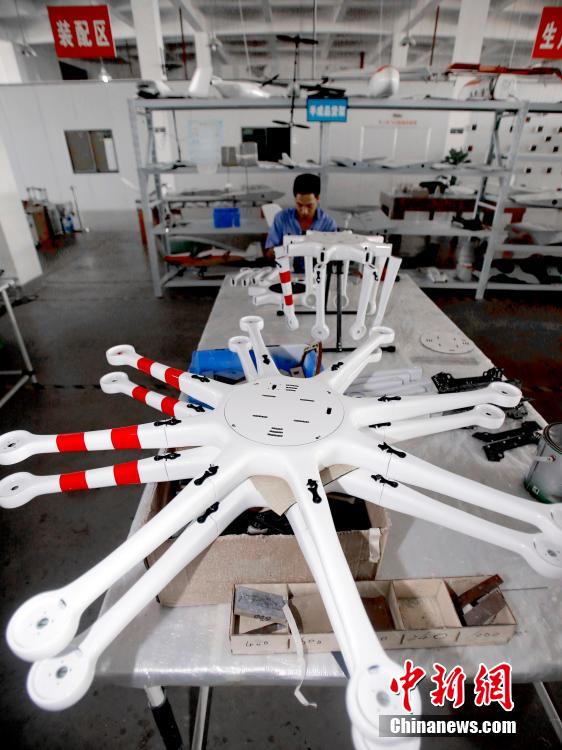 A sneak peek into a UAV workshop in China
