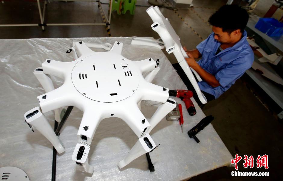 A sneak peek into a UAV workshop in China