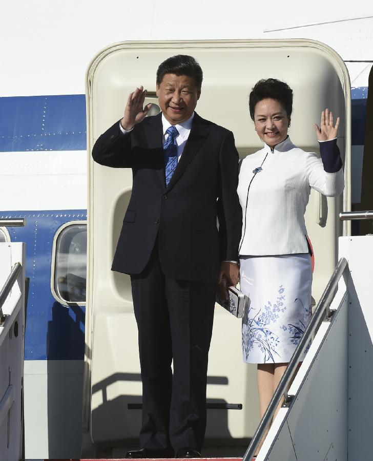 Chinese president lands in Seattle, kicking off U.S. state visit