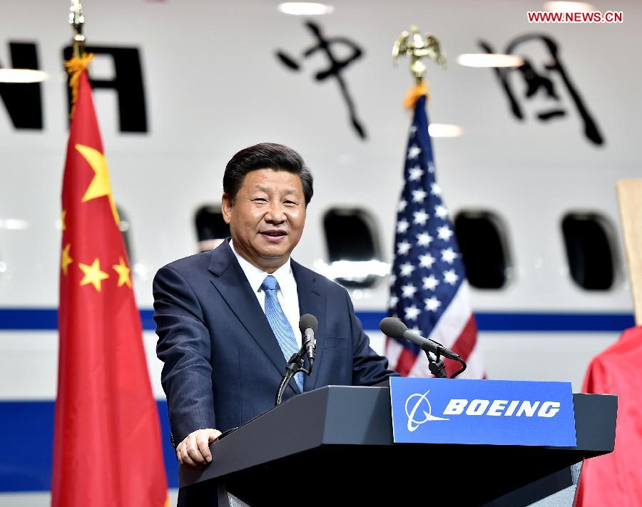 Xi encourages Boeing to expand exemplary cooperation with China