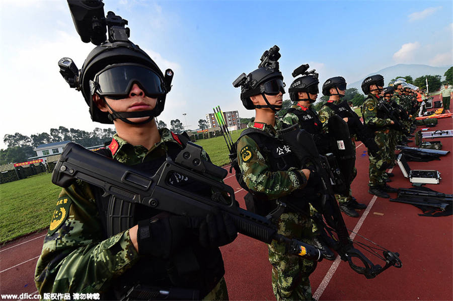Anti-terrorism exercise held in Guangdong