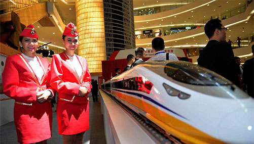 Chinese high-speed rail expo held in Indonesia