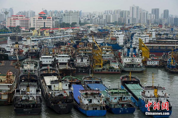 China on high alert for typhoon Mujigae