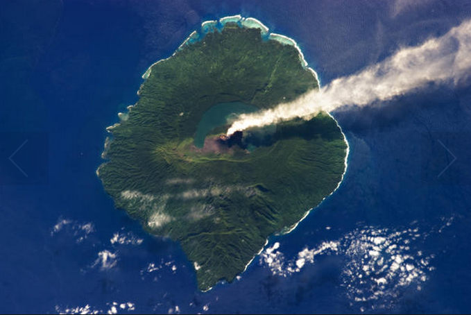NASA: spectacular volcano eruptions seen from space