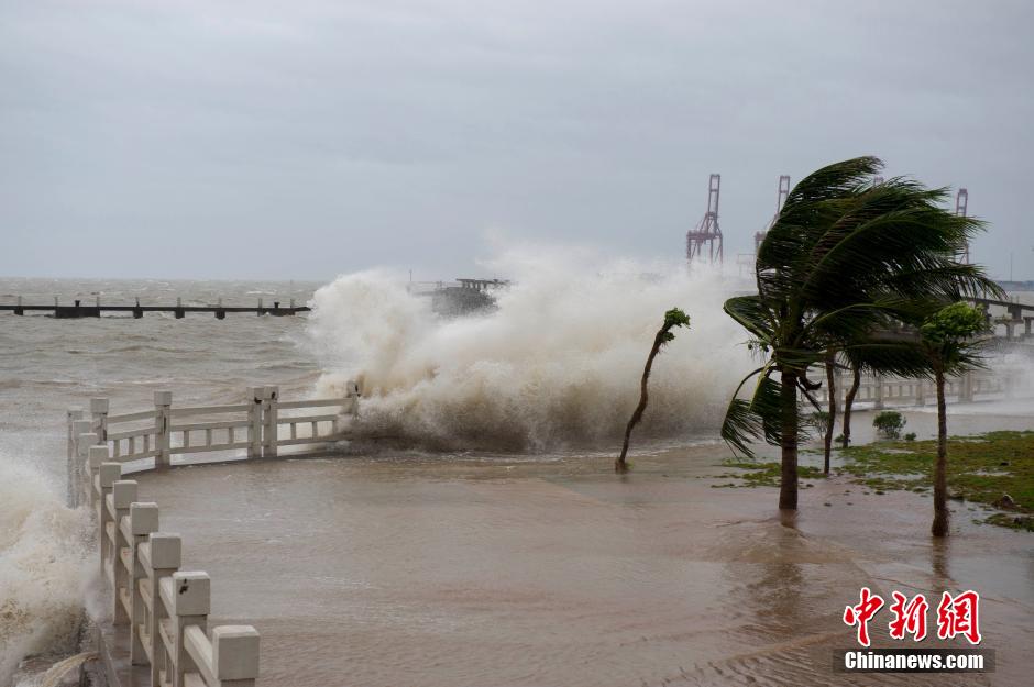 Typhoon Mujigae lands on South China