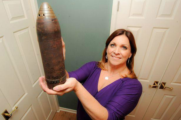 WWI bomb misused as vase for 30 years